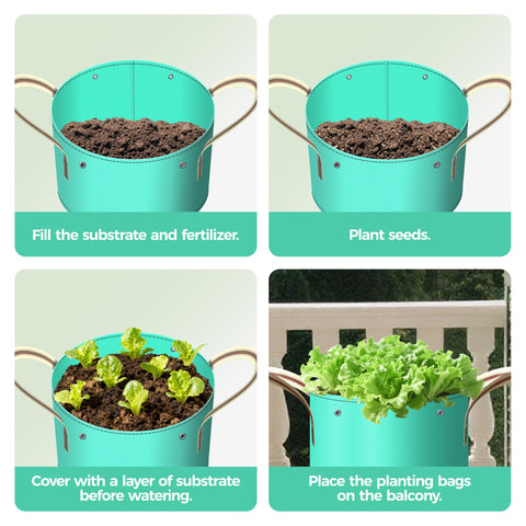 SPONDWILD versatile grow bags for strawberries and climbing plants