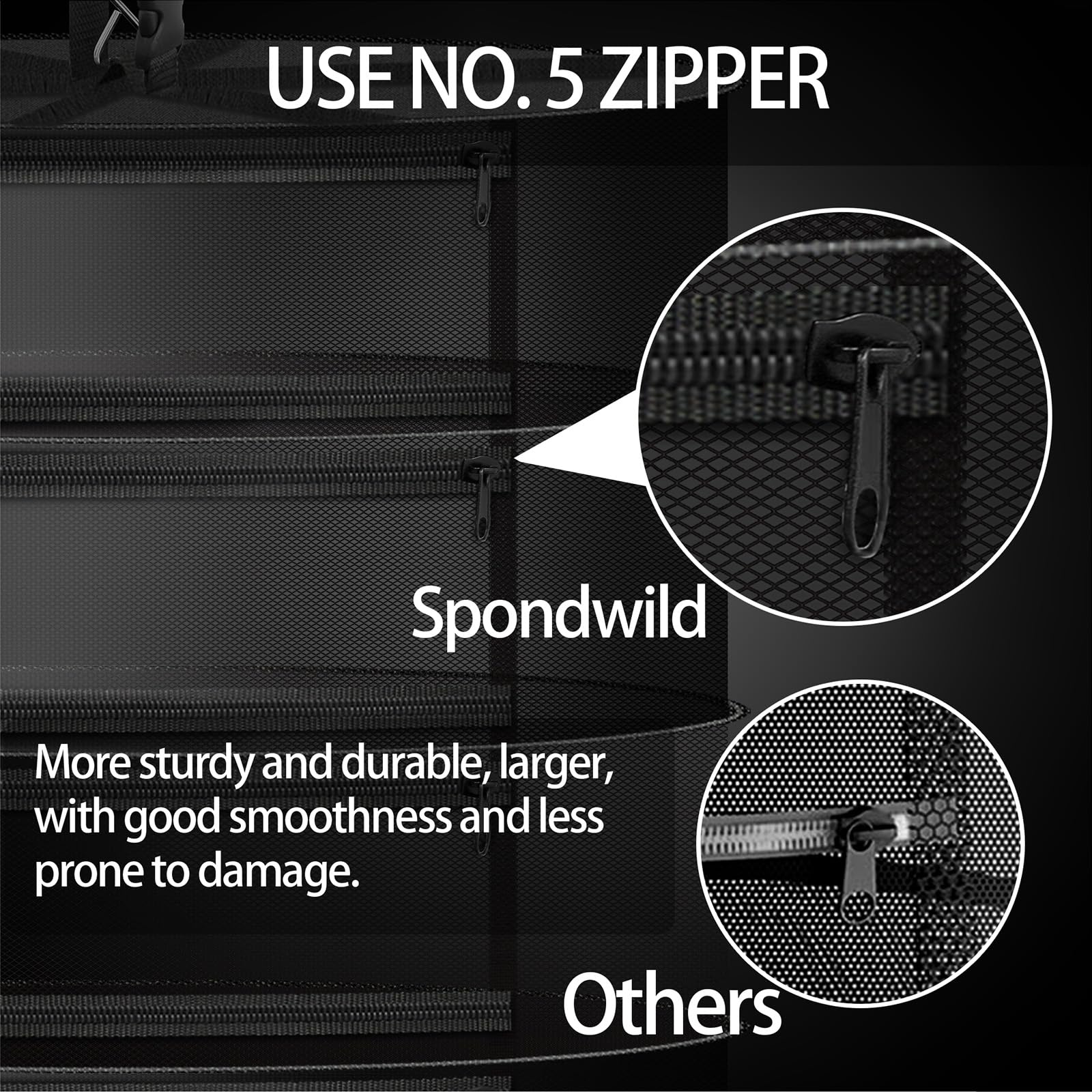 Open square door window with zipper allows quick access