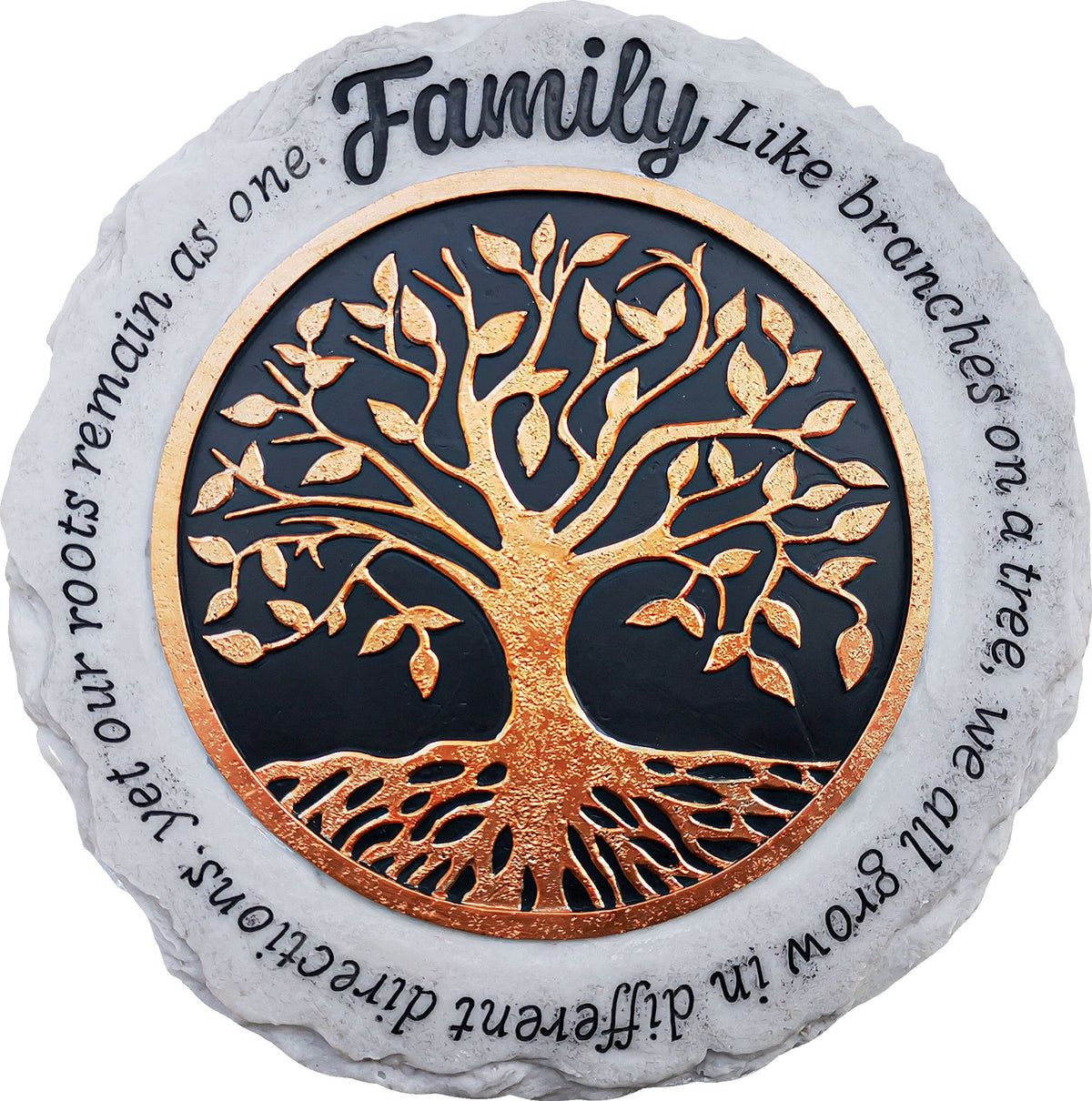 Spoontiques family stepping stone garden decor adds a cheerful welcome to outdoor spaces.
