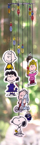 Spoontiques Peanuts Wind Chime enhances gardens or patios with charming animal-inspired sound.