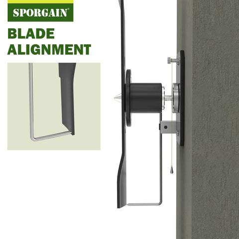 SporGain close-up of magnets and mechanism for precision alignment