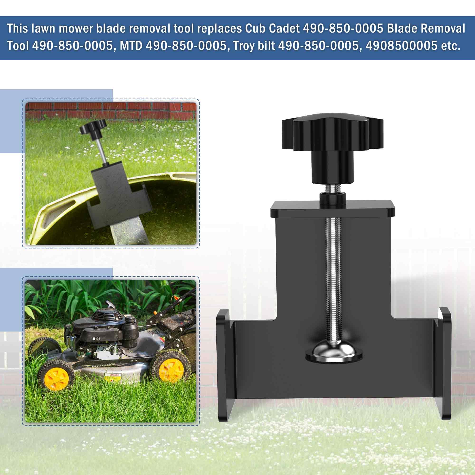 SporGain easy-grip blade removal tool speeds routine maintenance.