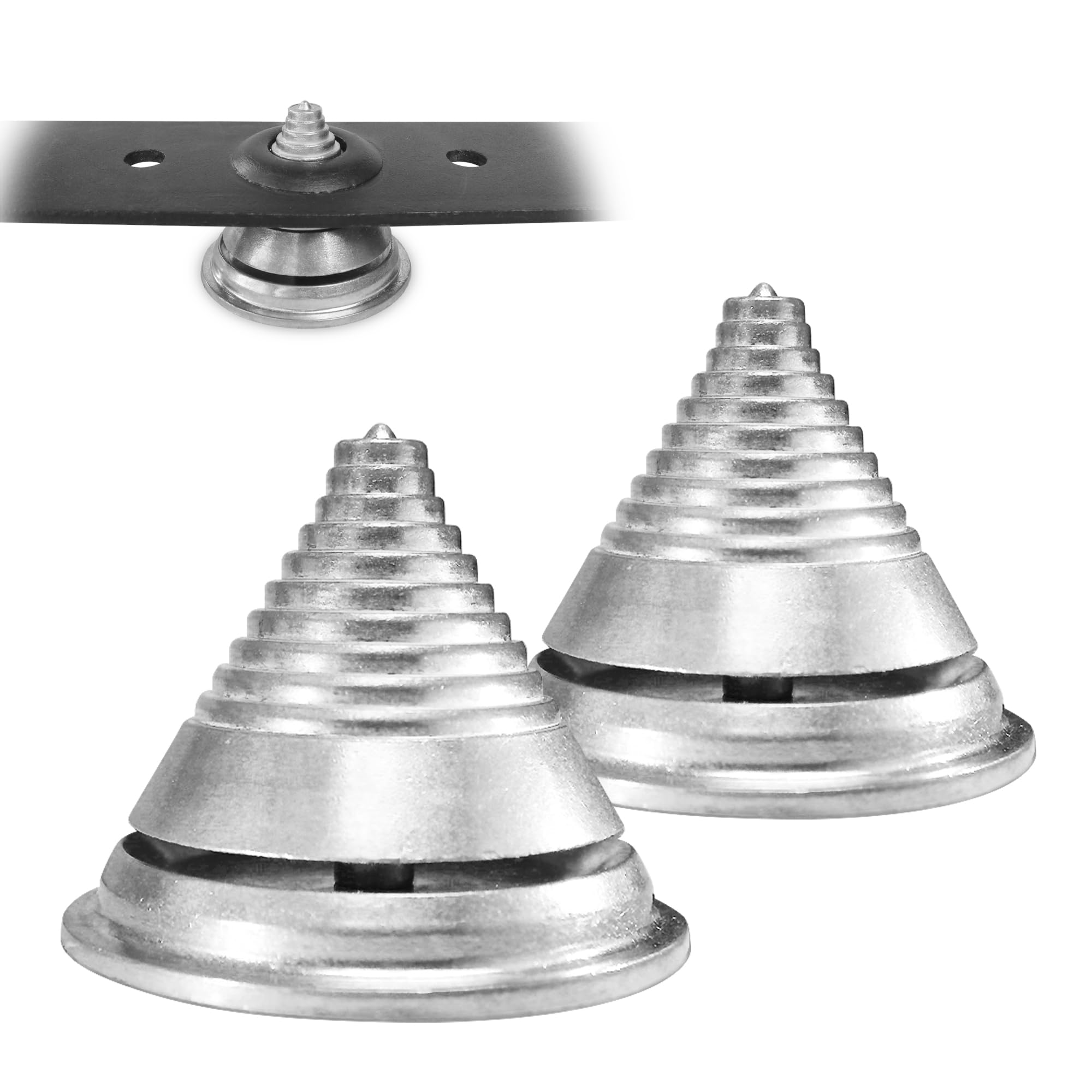 SporGain lawnmower blade balancer base supports stable, precise balancing during setup