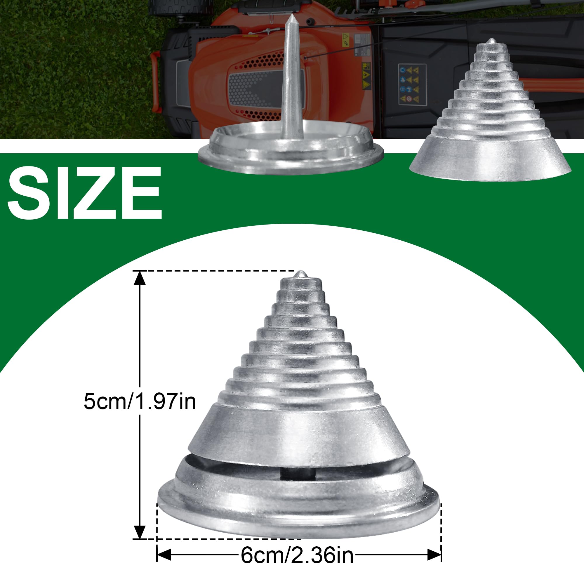 SporGain metal construction durable for long-lasting blade balancing performance