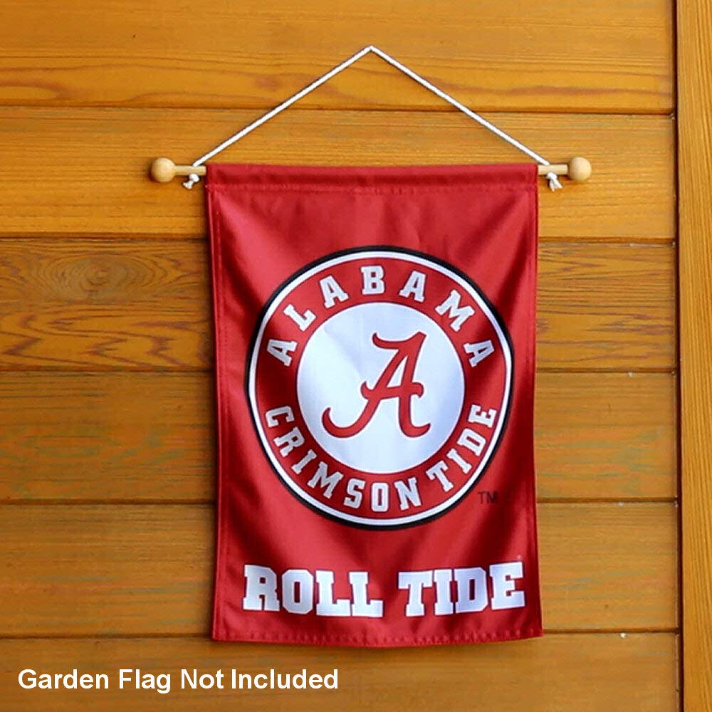 Sports Flags Pennants Garden Flag Banner Pole Wood Hanger white hanging rope