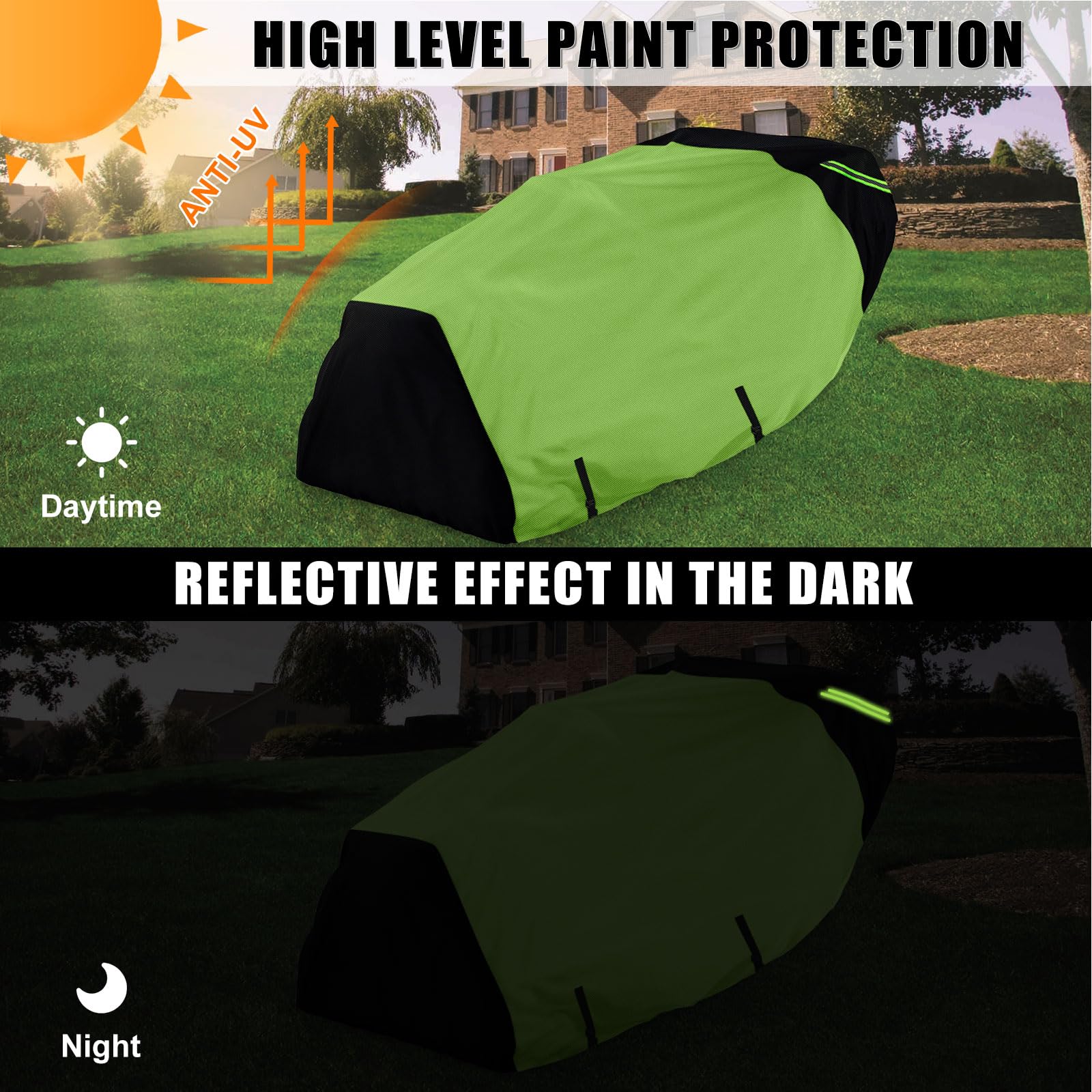 Sportuli windproof buckle keeps the cover secure in wind