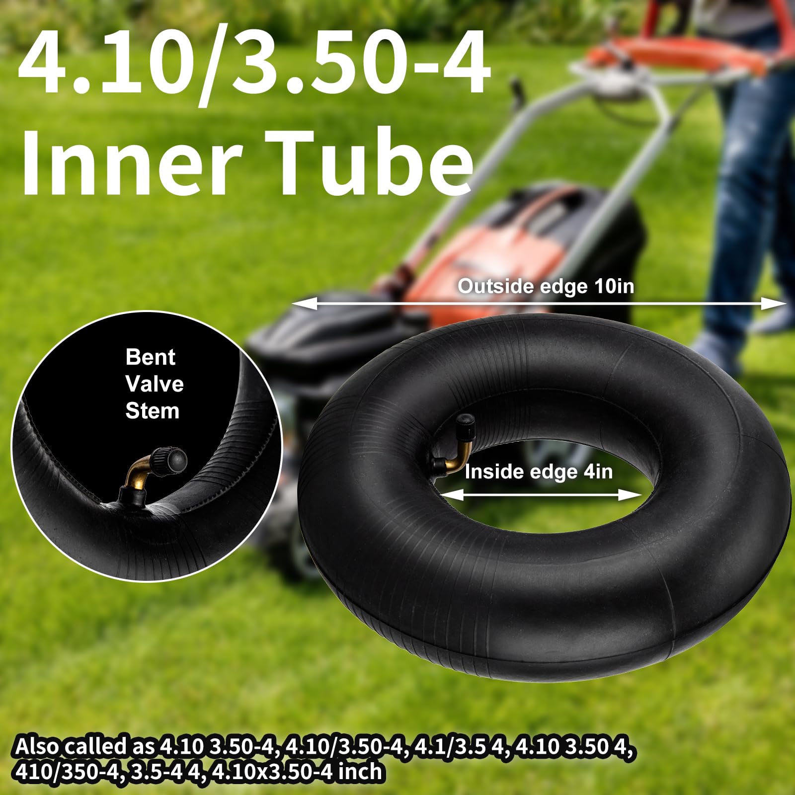 Sportyouth inner tube in a wheelbarrow tire for quick field repair