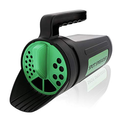 Spot Spreader durable handle offers years of driveway salt and lawn care.