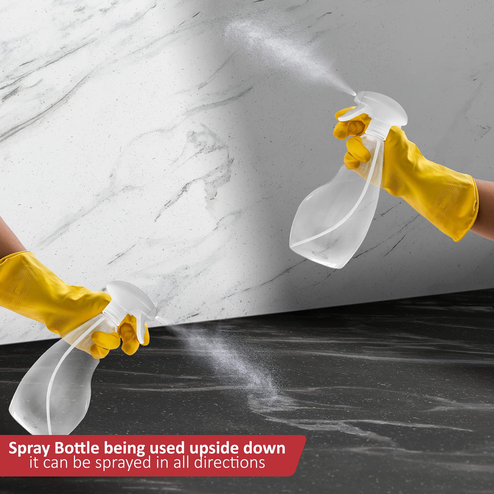SPRAYZ durable PET bottle suits cleaning solutions and plant care.