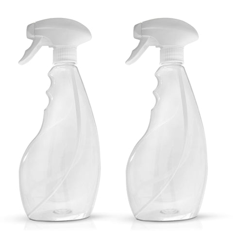 SPRAYZ large 17oz clear bottle for easy content monitoring in cleaning and gardening.