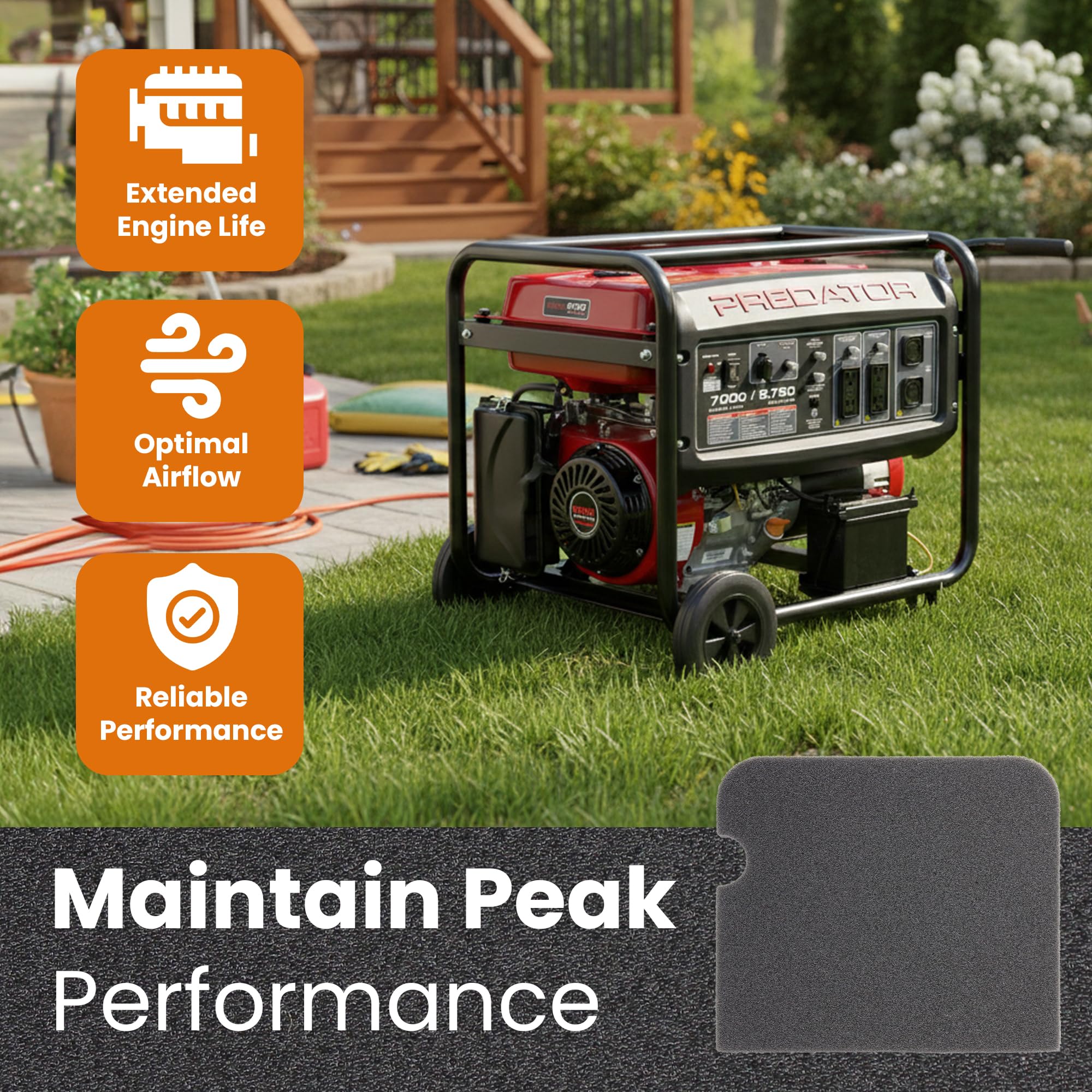 USA-made Spree air filter for durable performance.
