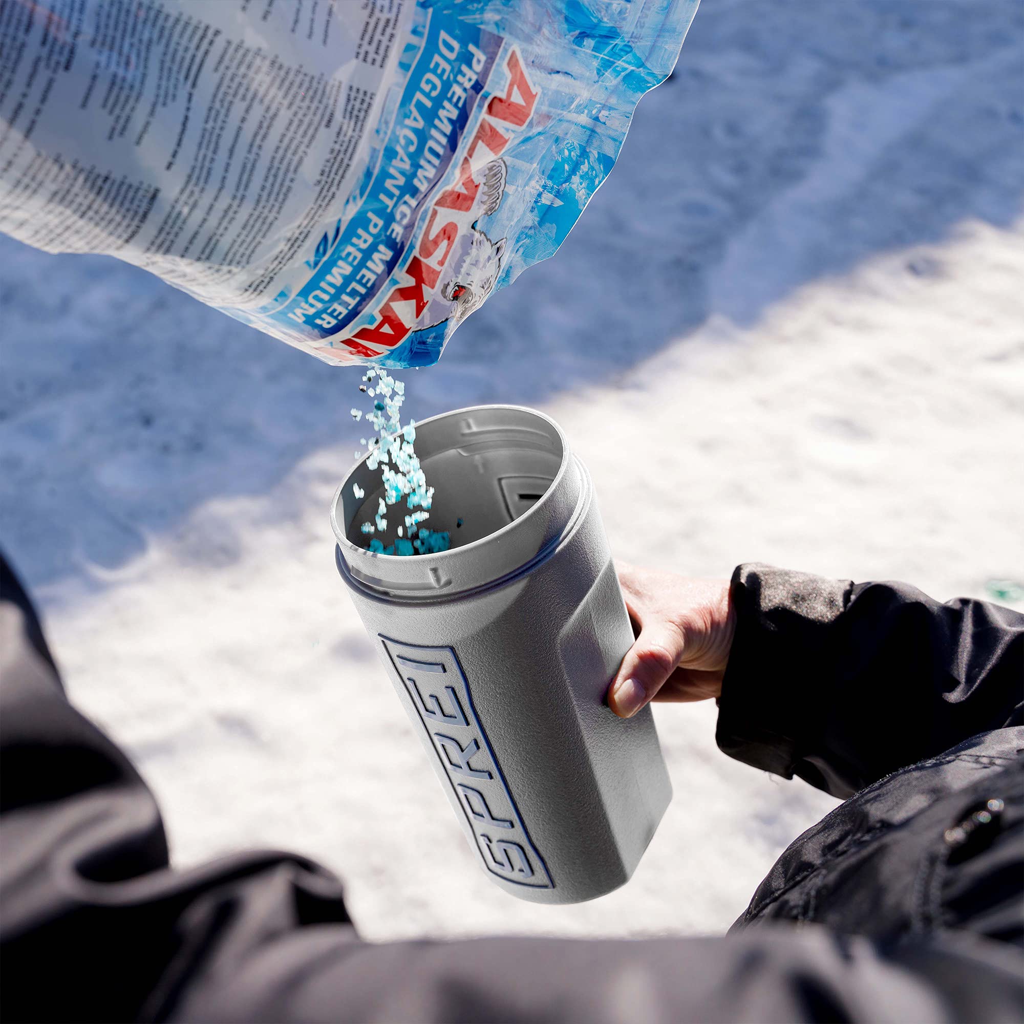 Compact, easy-to-store design with integrated carrying handle.