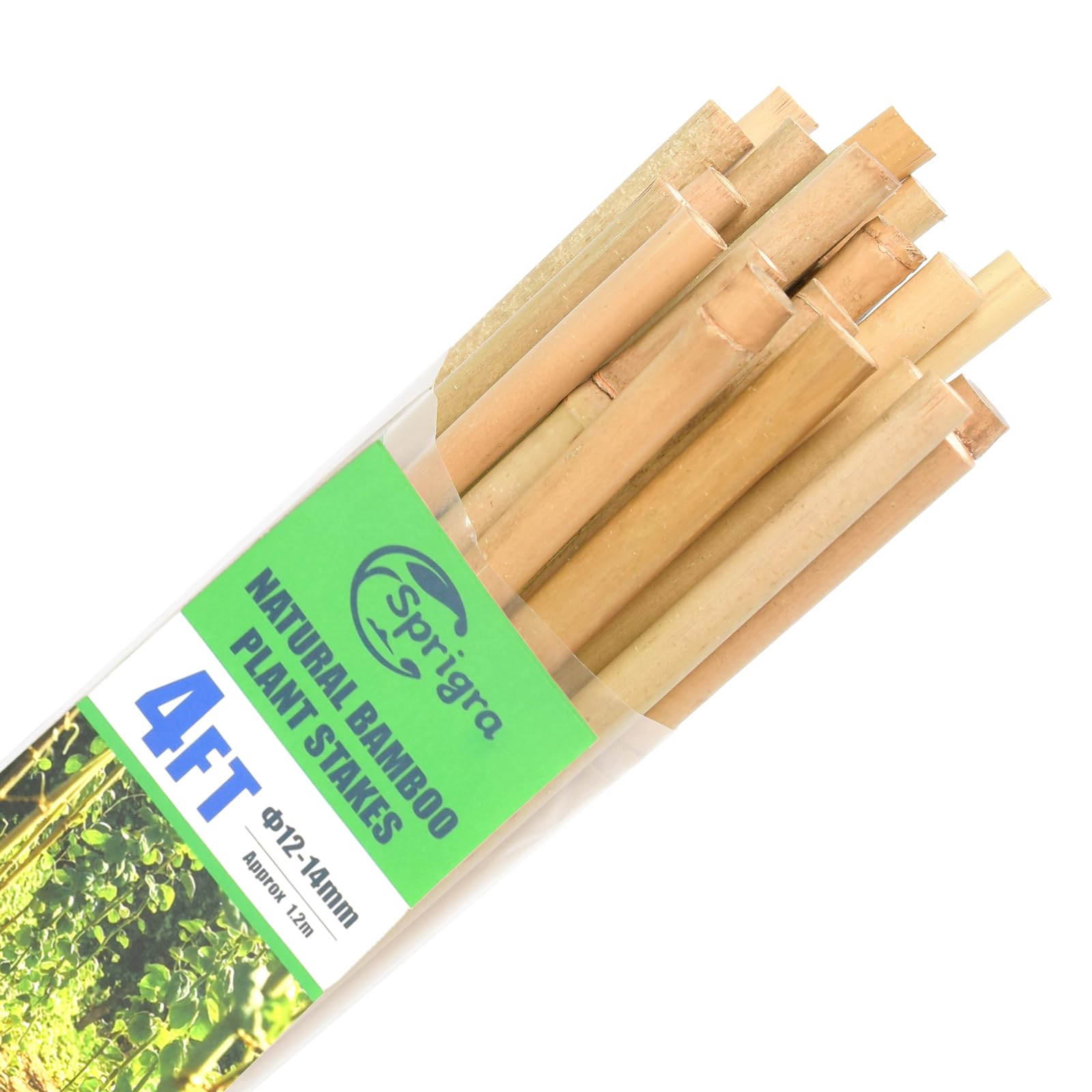 Sprigra bamboo stake 4ft provides sturdy plant support for gardens