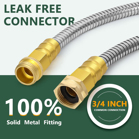SPRIKIR leaf-proof design keeps hoses tangle-free during yard tasks.
