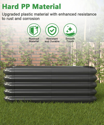 Sprimden rectangular planter suitable for outdoors