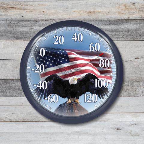Springfield Taylor bald eagle thermometer durability withstands sun and elements