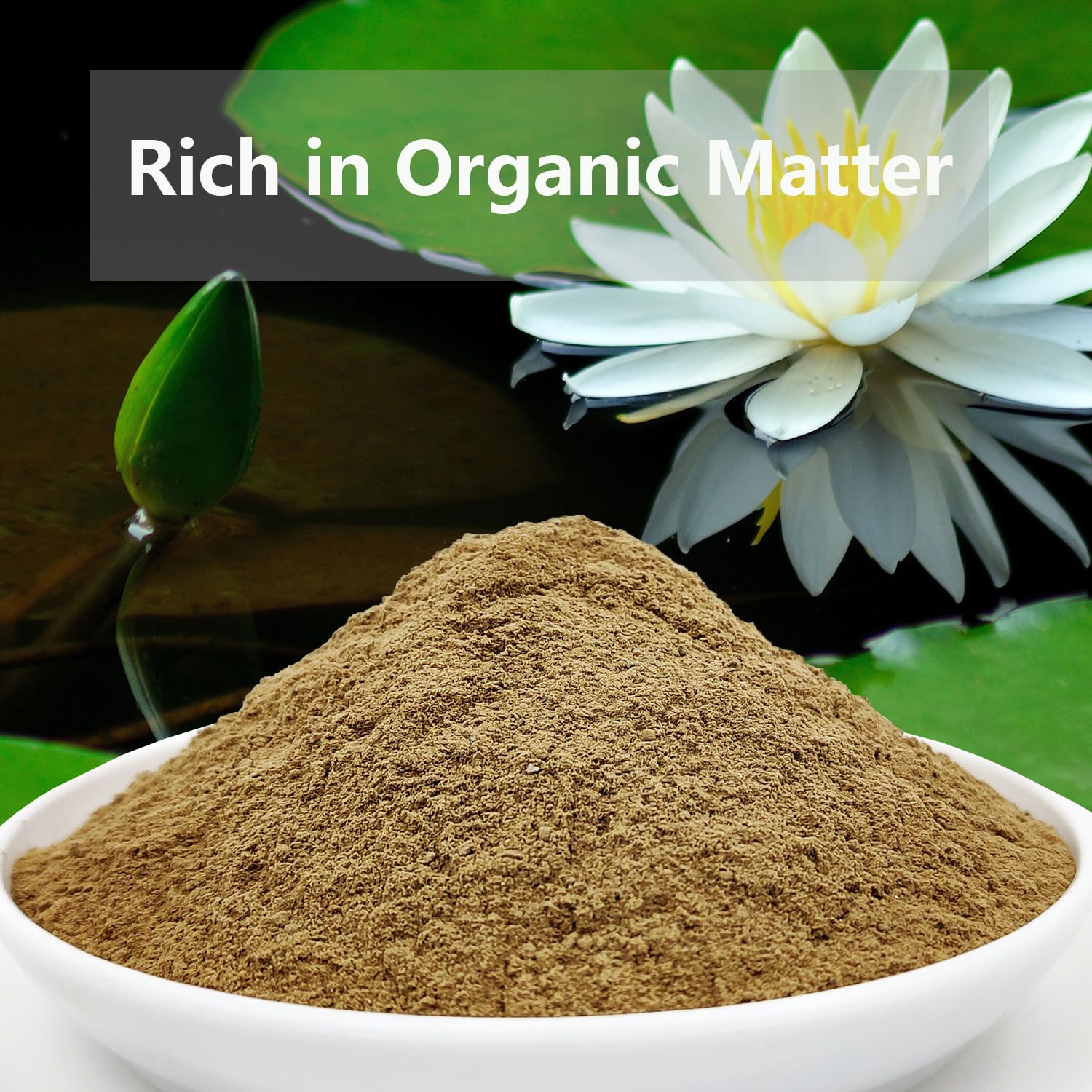 SpringSmart water lily soil supports vibrant aquatic growth and easy potting.