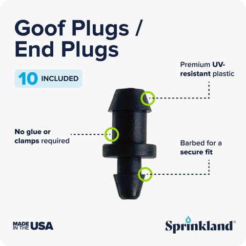 Sprinkland easy installation demonstrates straightforward irrigation setup.
