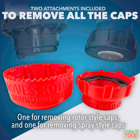 Sprinkler Tools SureGrip Quad-Talon grips without damaging heads.