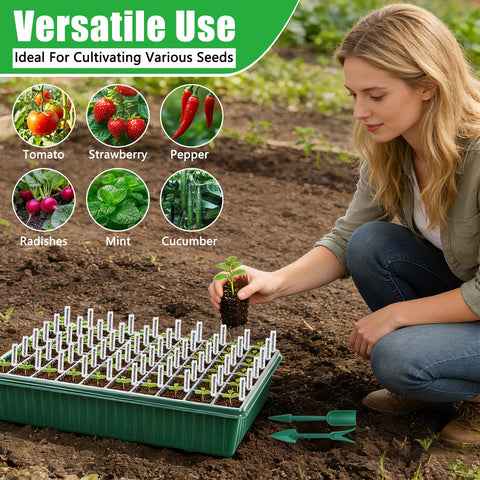 SprintGy base tray and labels simplify seed organization and care