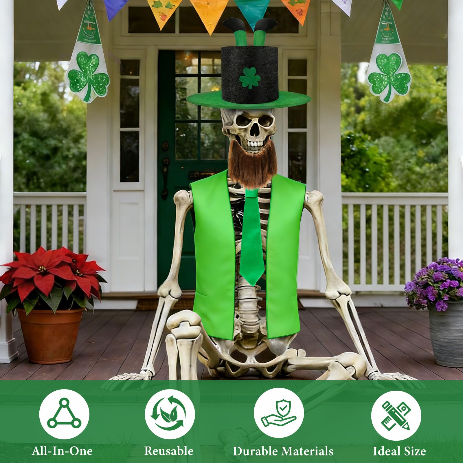 SprintGy HAPPY STPATRICKS banner adds bold holiday messaging to displays