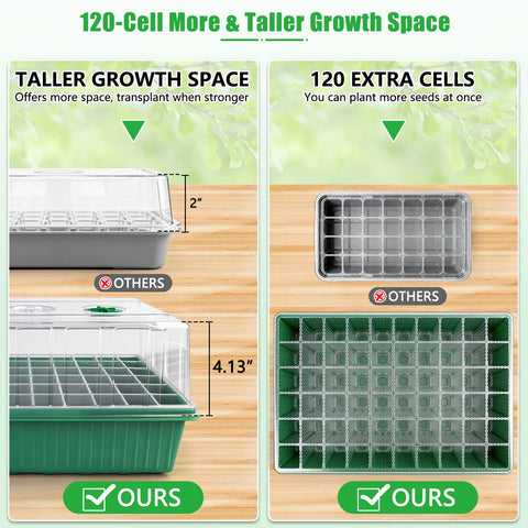 SprintGy adjustable humidity dome seals moisture for robust seedlings