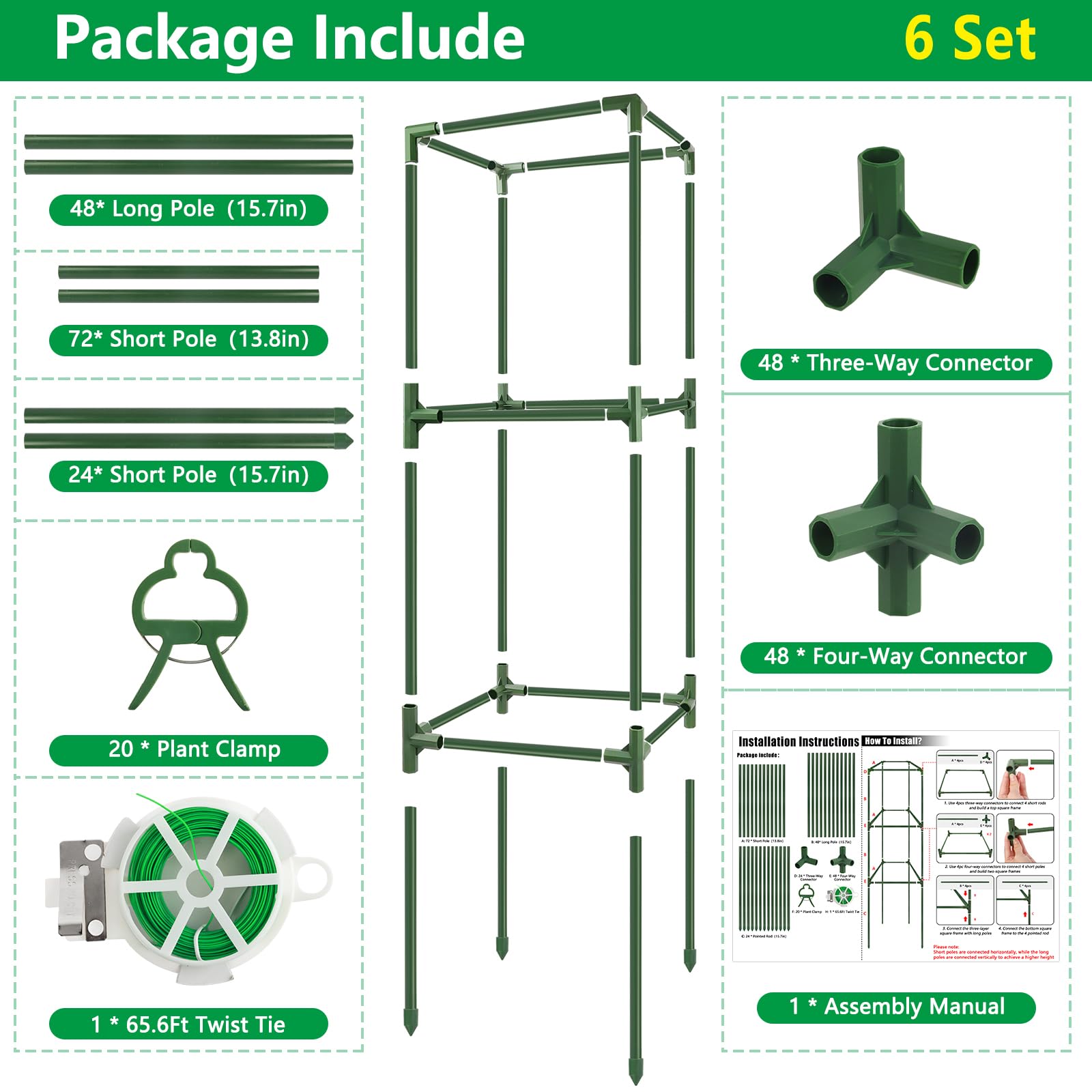 SprintGy outdoor-ready cages stay stable in patios, balconies, and greenhouses.