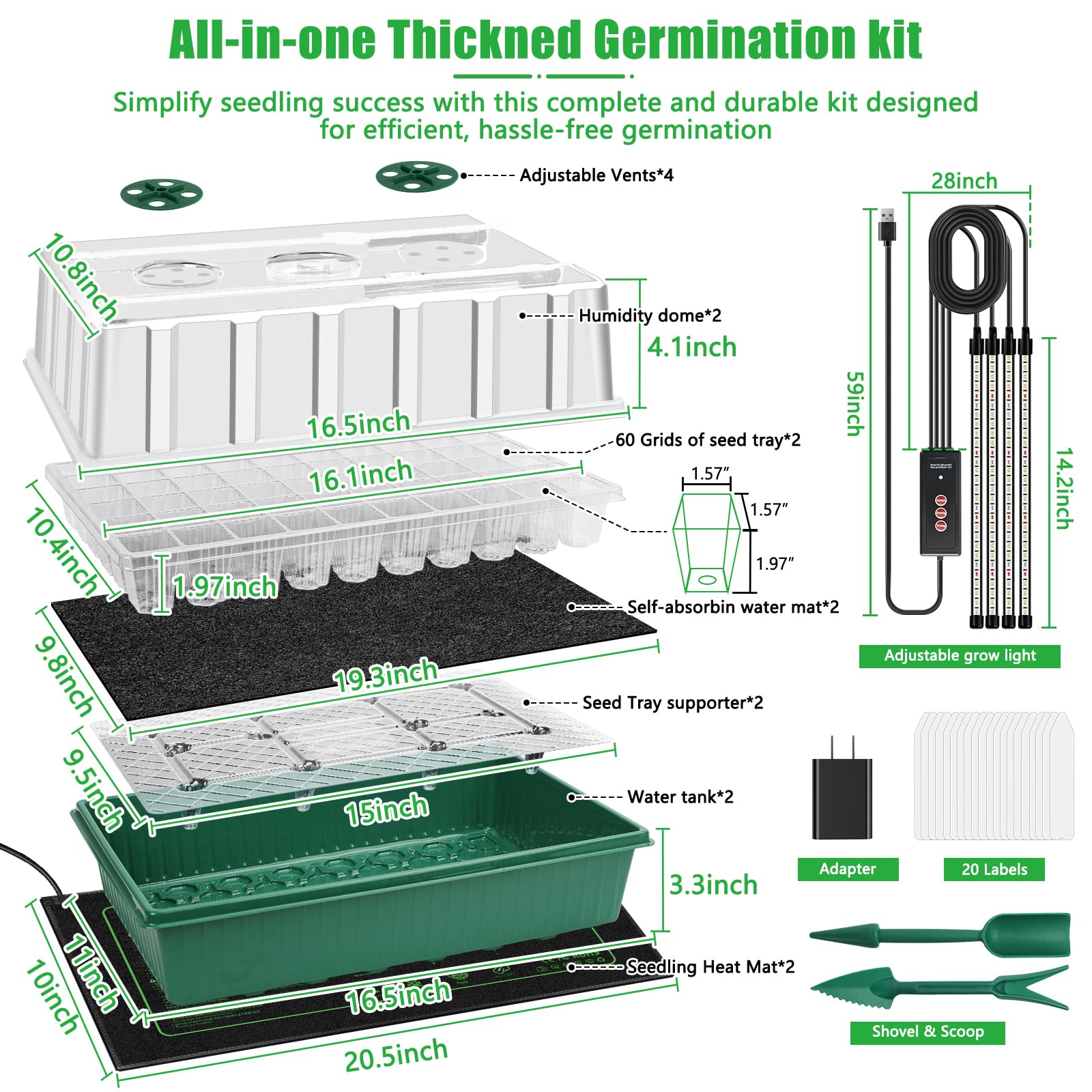 SprintGy self-watering tray maintains ideal moisture for seedlings