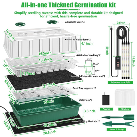 SprintGy self-watering tray maintains ideal moisture for seedlings