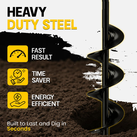 Sproot auger demonstrates fence post hole drilling for sturdy installations.
