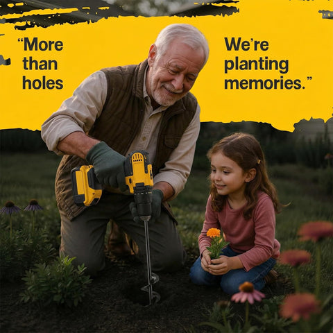 Sproot auger handles varied soils like clay and sand.
