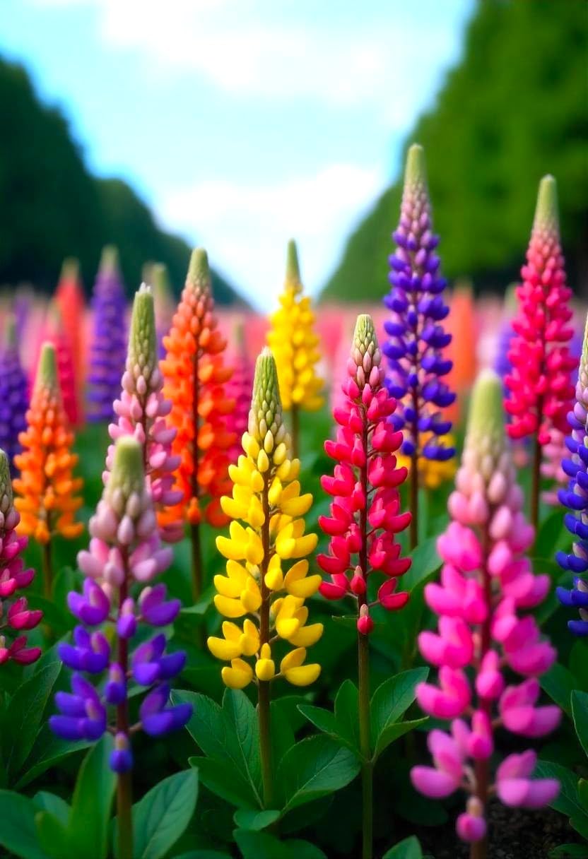 Sprouticus Maximus lupine seeds spring planting guide for early color