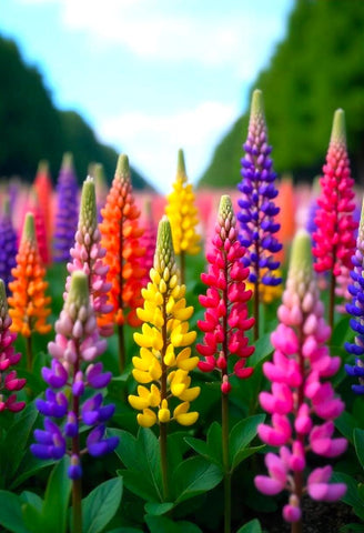 Sprouticus Maximus lupine seeds spring planting guide for early color