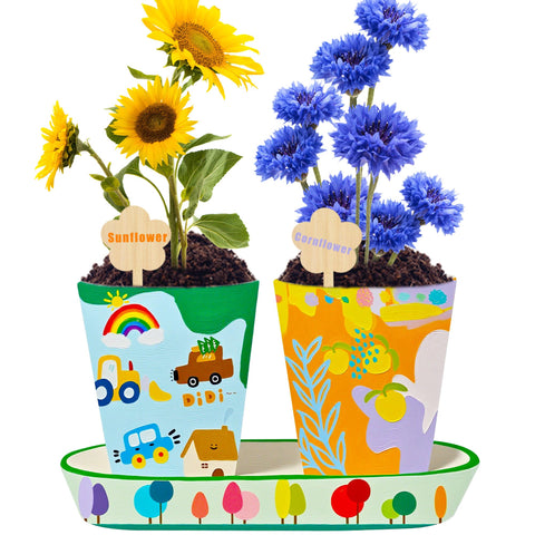 Sproutix Paint & Grow Kit: gardening tools included for hands-on care.