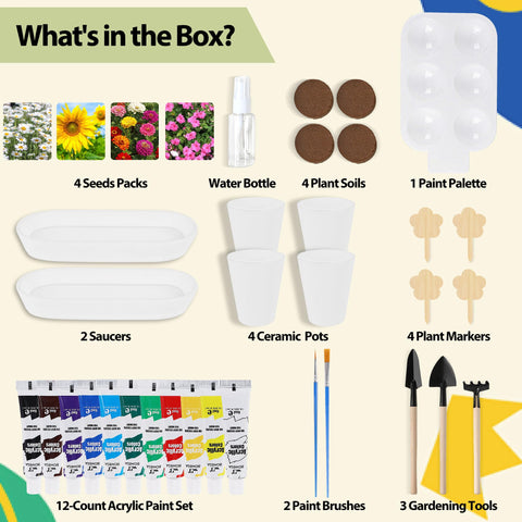 Sproutix Paint & Grow Kit: seed packs to start colorful sprouts quickly.