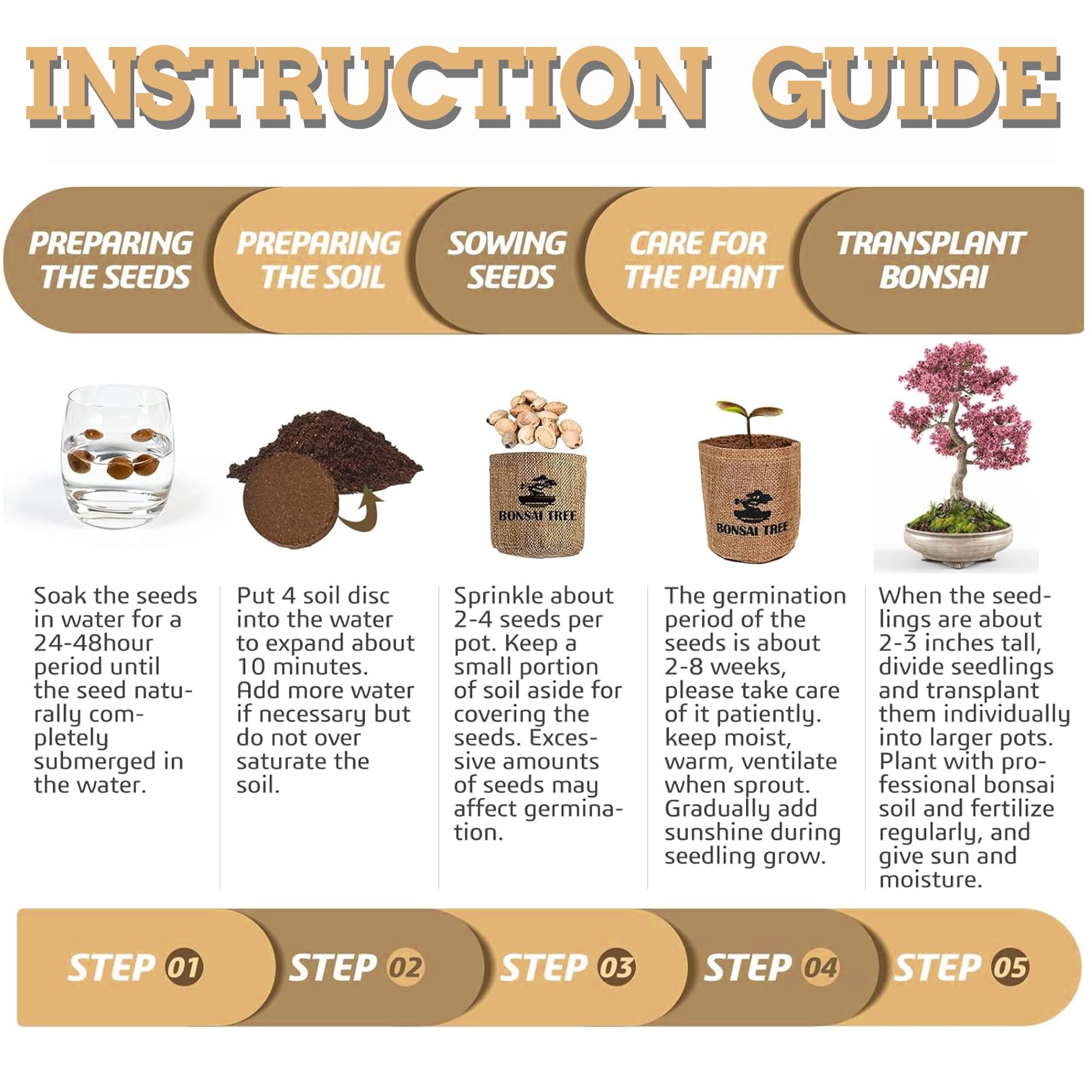 Sproutix soil discs expand when soaked to help seedlings develop.