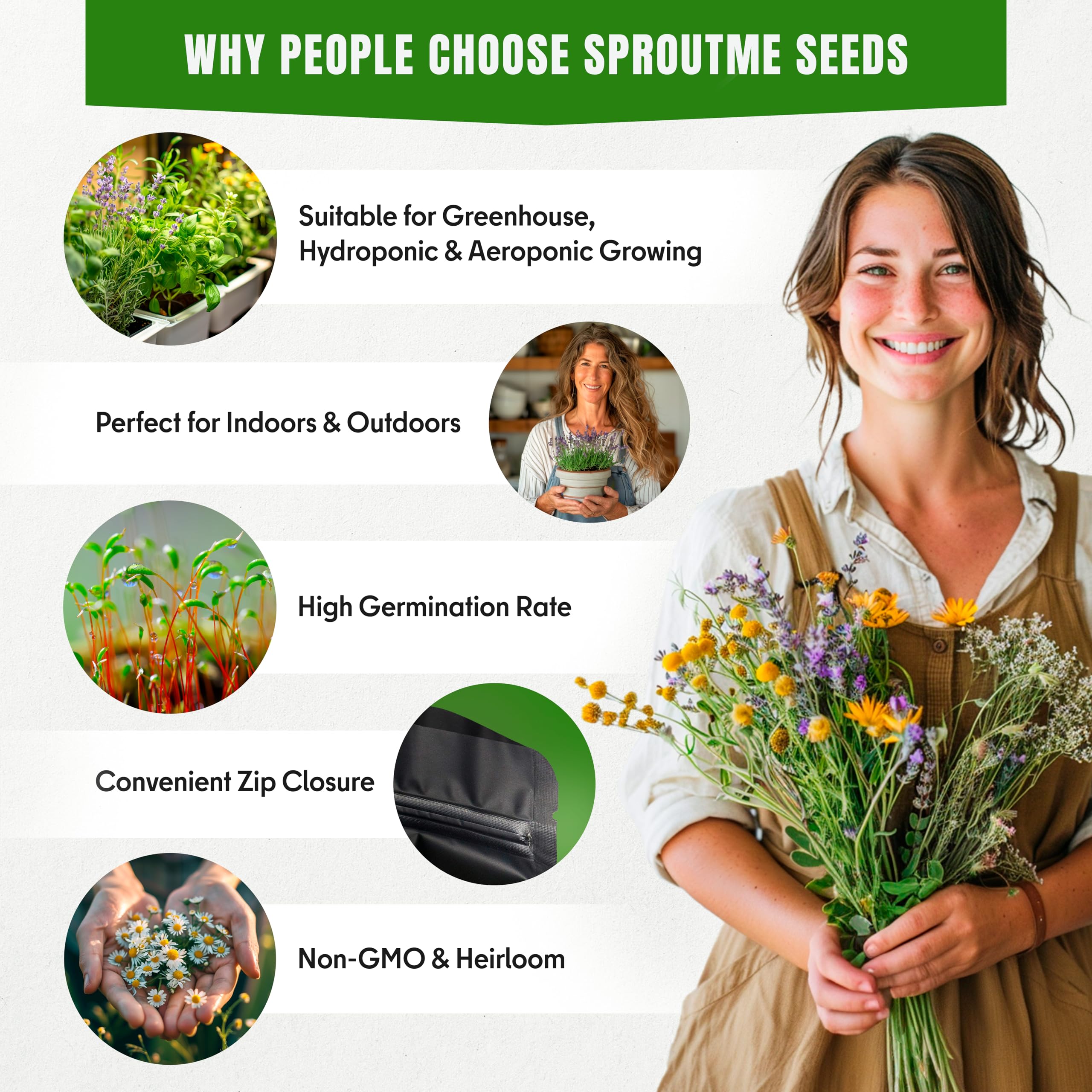 SPROUTME SEEDS Hyssop sprigs for scented borders and culinary infusions.