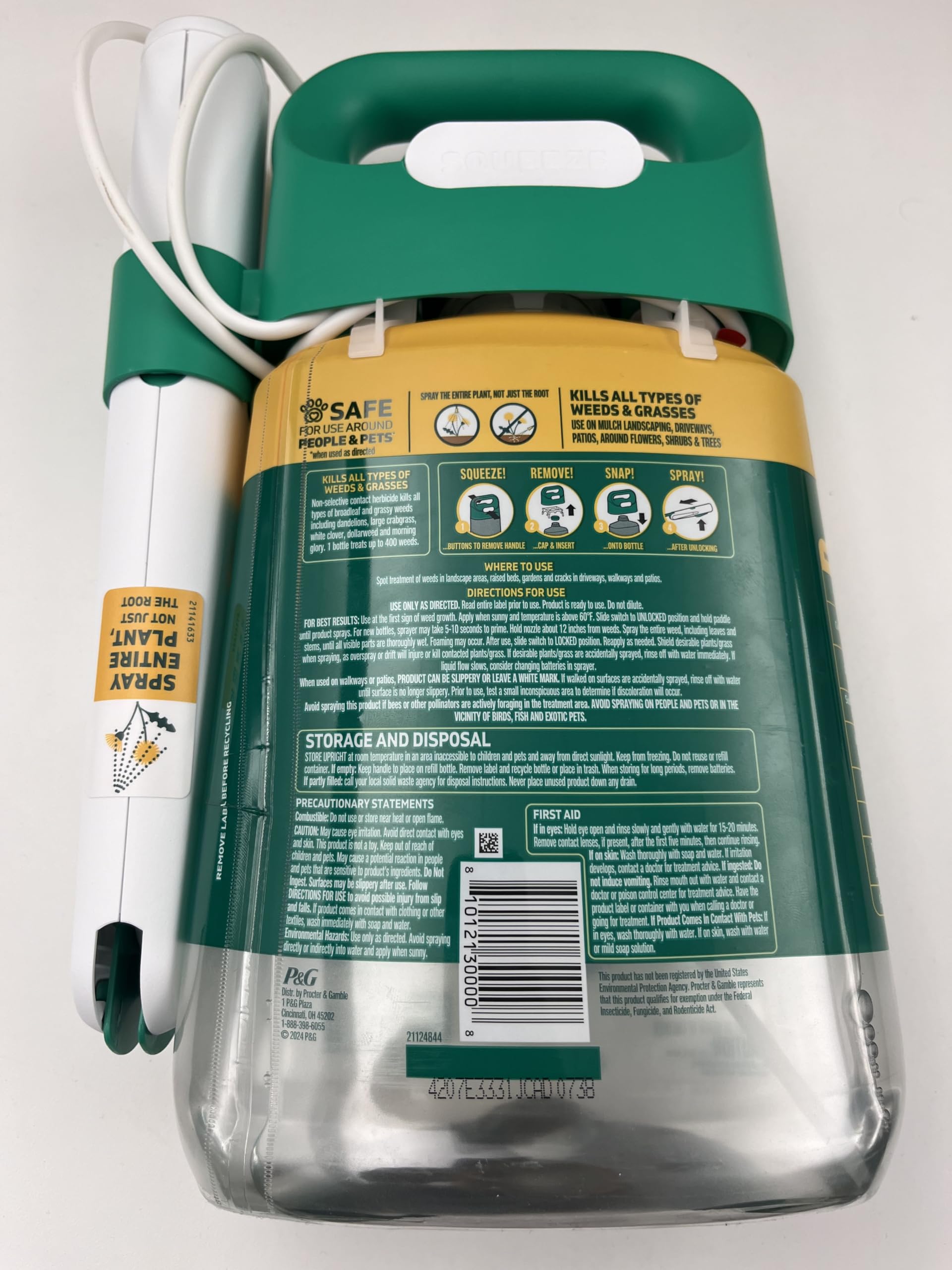 Spruce Weed Killer Spray Snap and Spray kit includes reusable wand