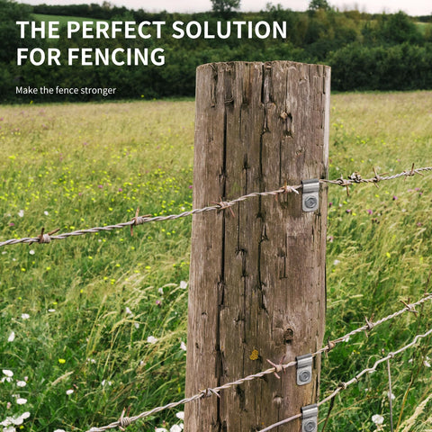 Sptchapn durable outdoor clips help organize cables and fencing.