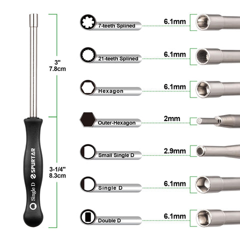 Spurtar 45-carbon-steel chrome finish tools for durability