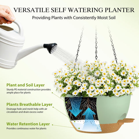 SQKH minimalist hanging planter design fits indoor and outdoor spaces.