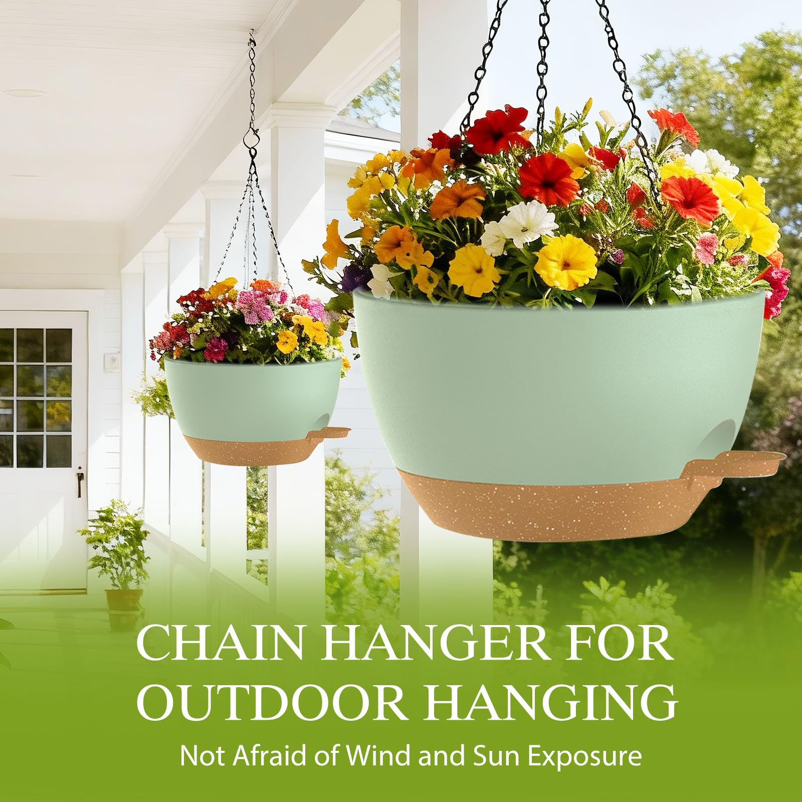 SQKH 2-pack with chain rack for versatile hanging arrangements.