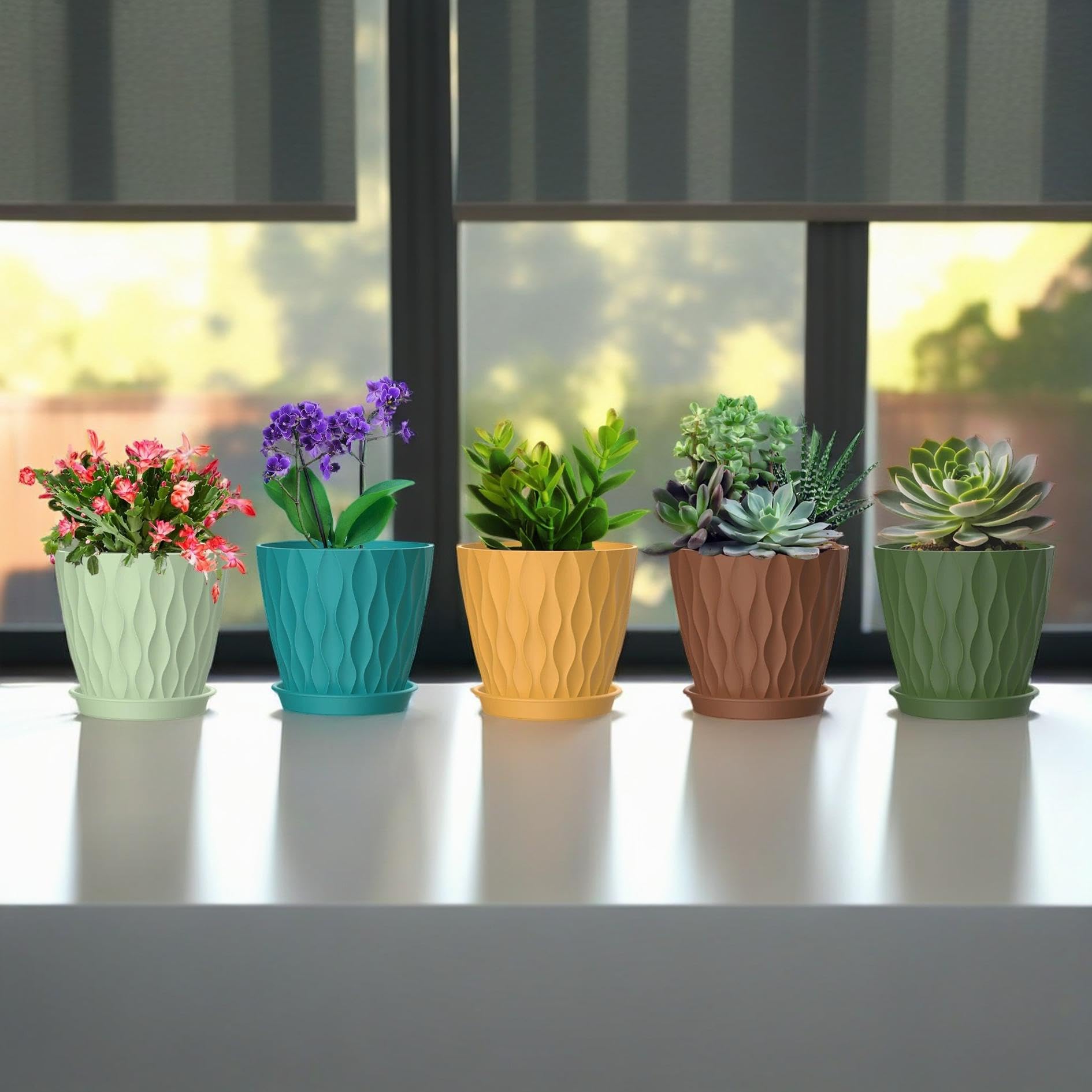 SQKH herb pot ideal for compact kitchen herb gardens.