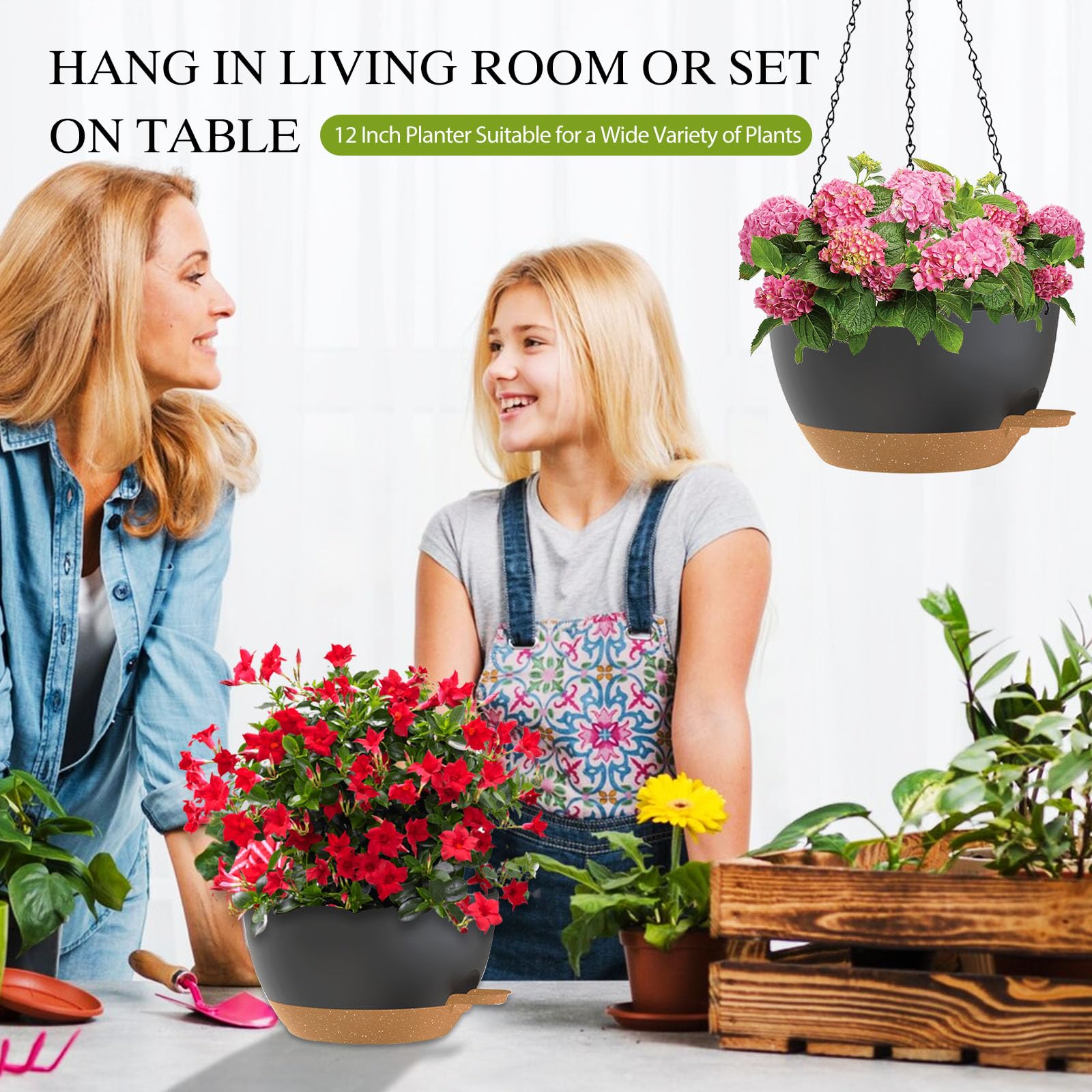 SQKH 2-pack includes chain rack for easy installation anywhere.