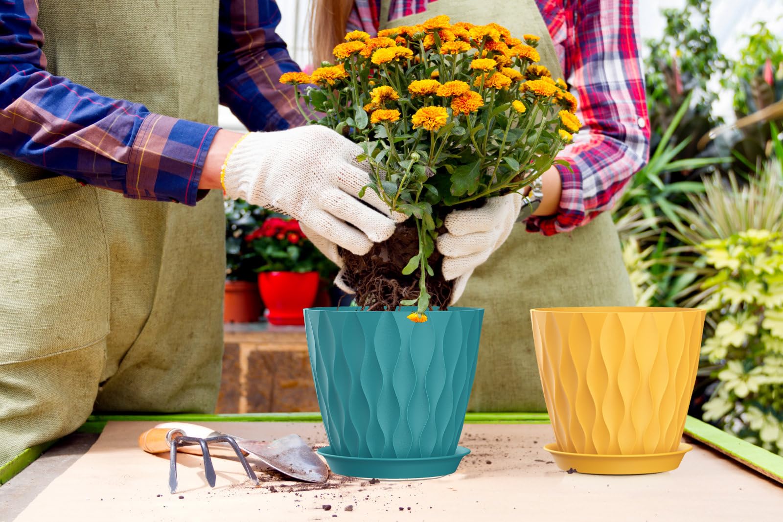 SQKH durable PP material keeps pots sturdy during daily use.