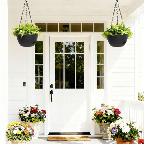 SQKH indoor-outdoor use scenario showing versatile placement for epipremnum and herbs.