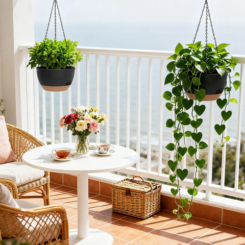 Ideal SQKH planters for pothos, herbs, ivy, and ferns in home and patio.