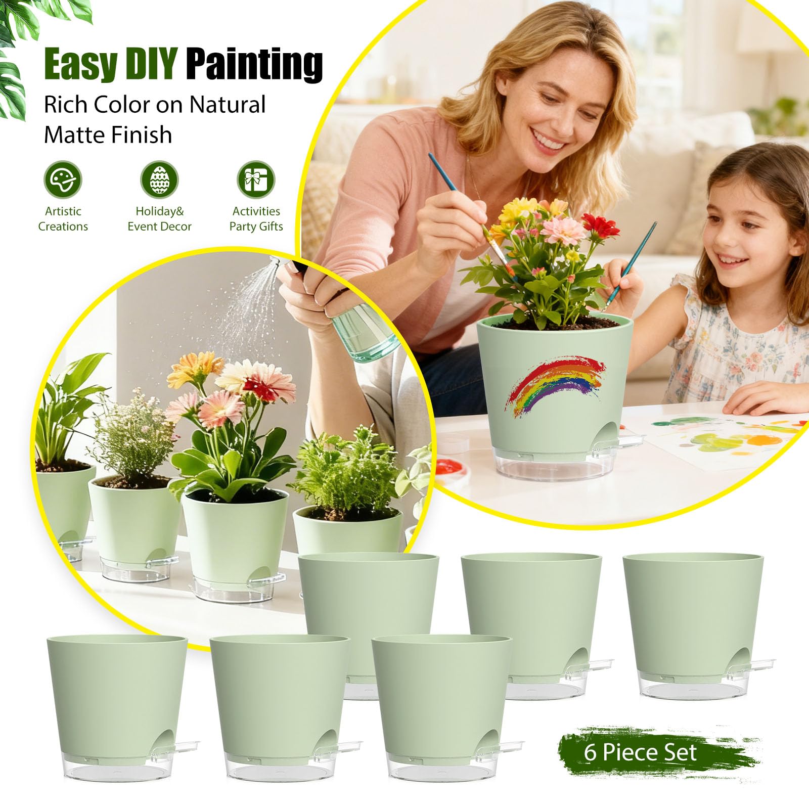 SQKH DIY-friendly planter invites color customization and crafts.