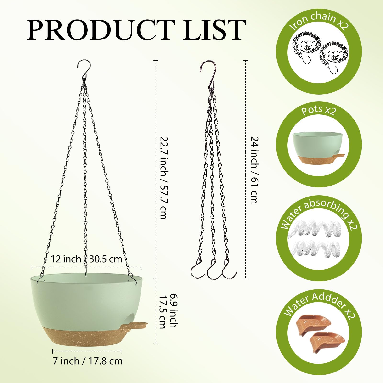 SQKH self-watering design with removable saucer aids hydration.