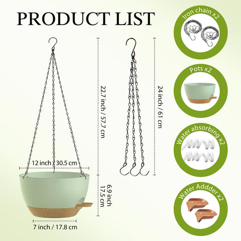SQKH self-watering design with removable saucer aids hydration.